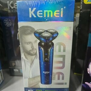 Blue Electric Rotary Shaver for Men
